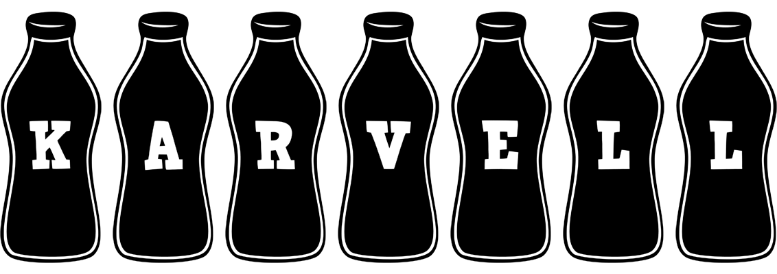 Karvell bottle logo