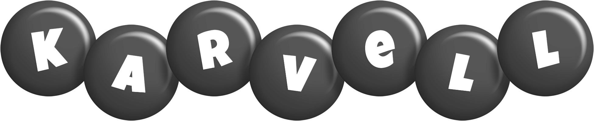 Karvell candy-black logo