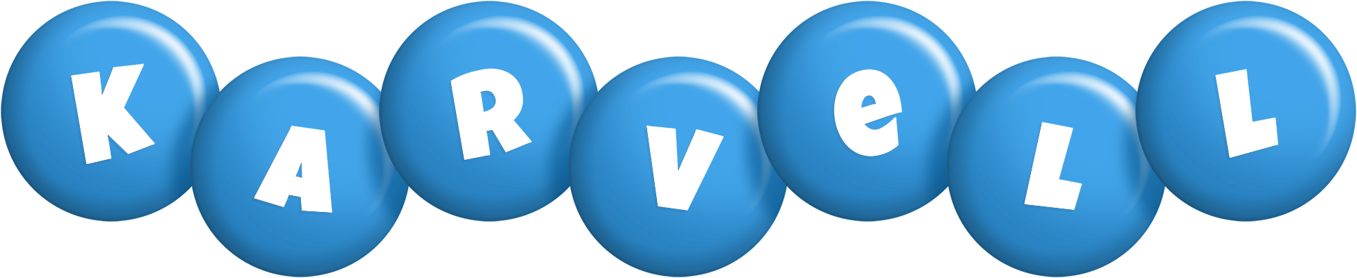 Karvell candy-blue logo