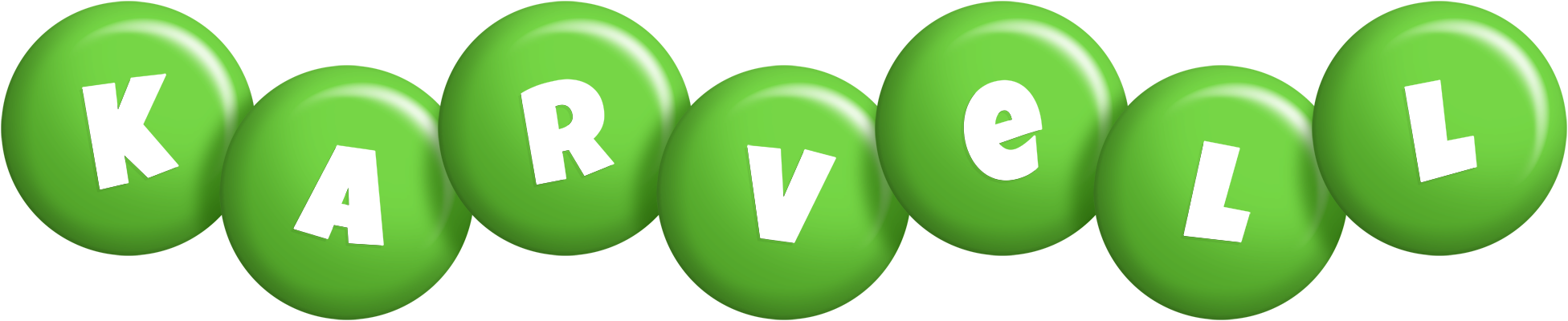 Karvell candy-green logo