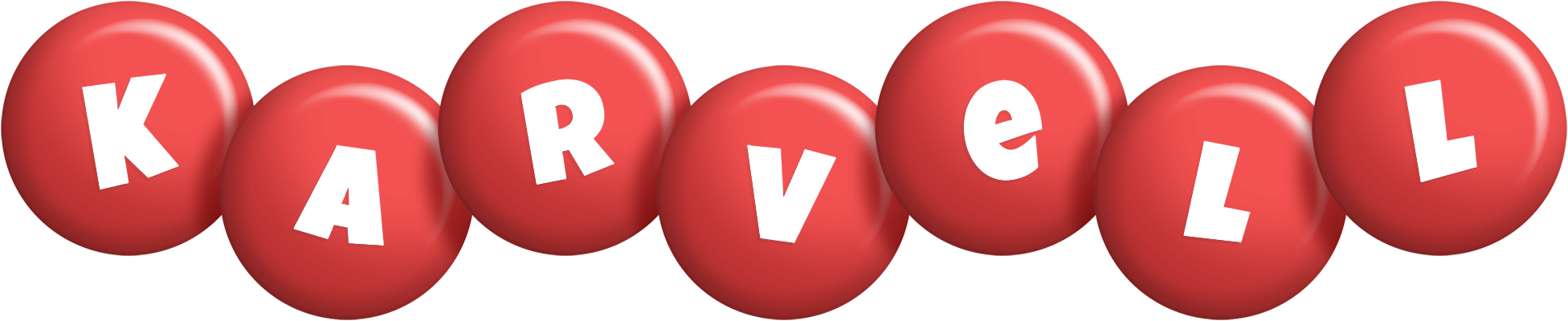 Karvell candy-red logo