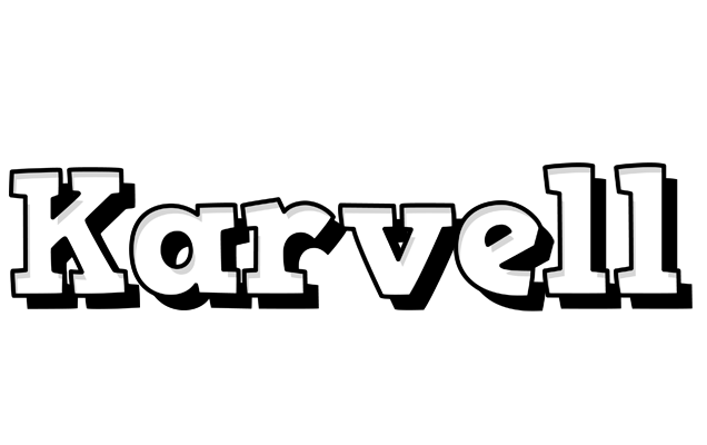 Karvell snowing logo