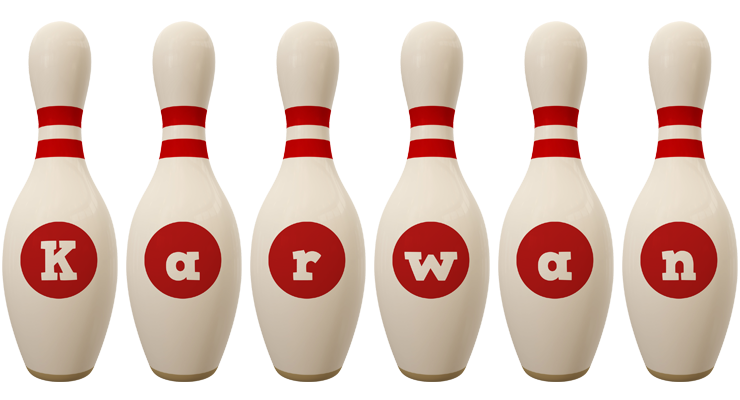 Karwan bowling-pin logo