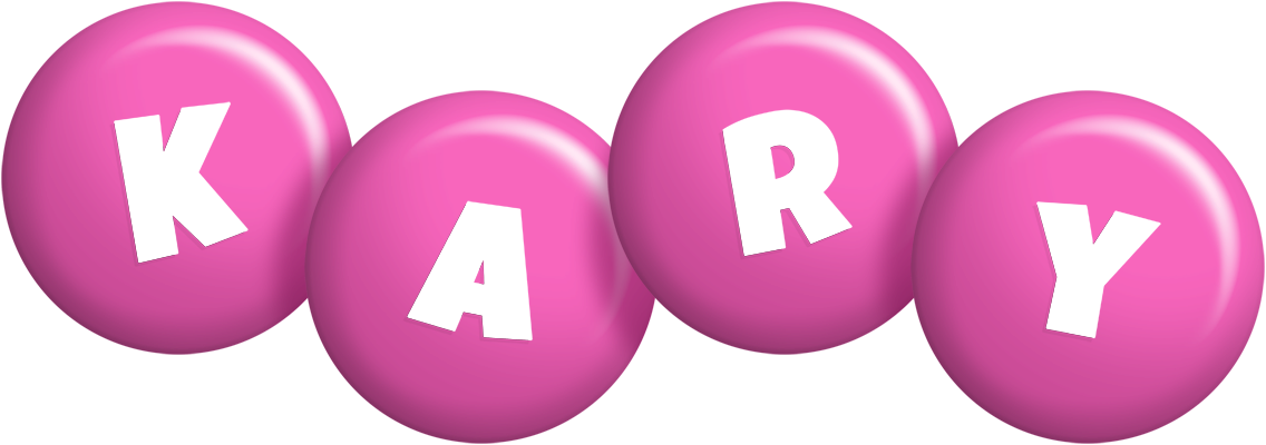 Kary candy-pink logo