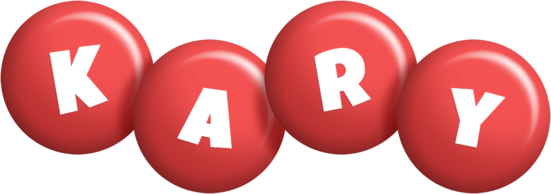 Kary candy-red logo