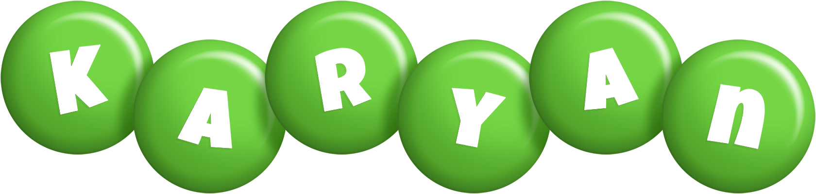 Karyan candy-green logo