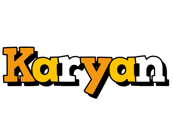Karyan cartoon logo