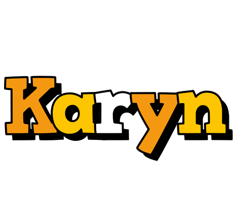 Karyn cartoon logo