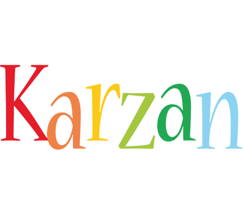 Karzan birthday logo