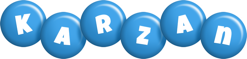 Karzan candy-blue logo