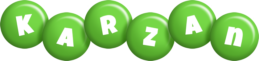 Karzan candy-green logo