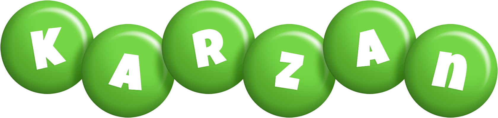 Karzan candy-green logo