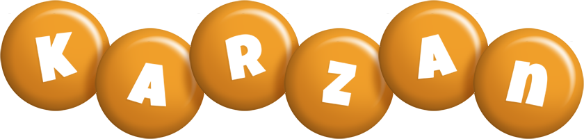 Karzan candy-orange logo