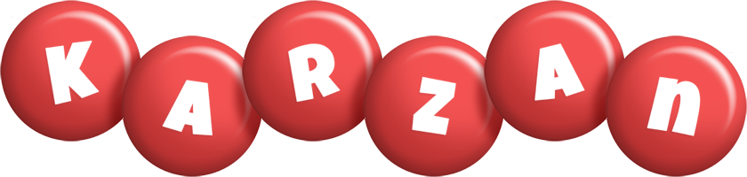 Karzan candy-red logo