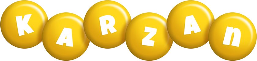 Karzan candy-yellow logo