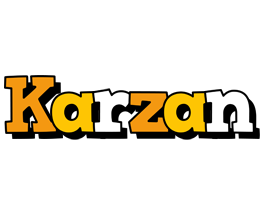 Karzan cartoon logo