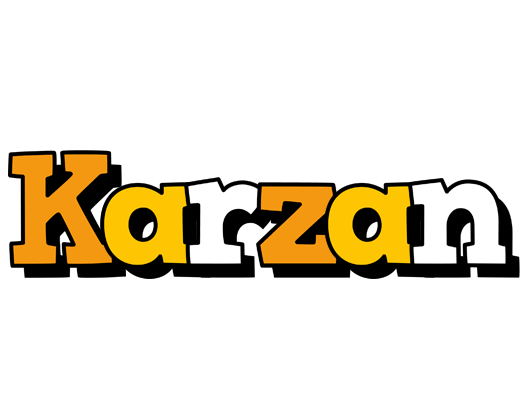 Karzan cartoon logo
