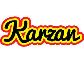 Karzan flaming logo