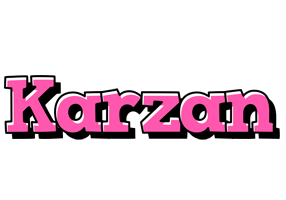 Karzan girlish logo