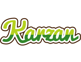 Karzan golfing logo