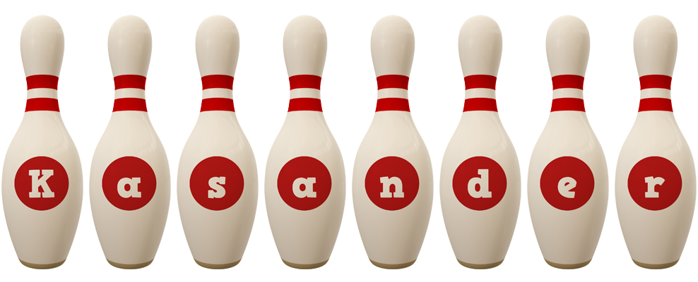 Kasander bowling-pin logo