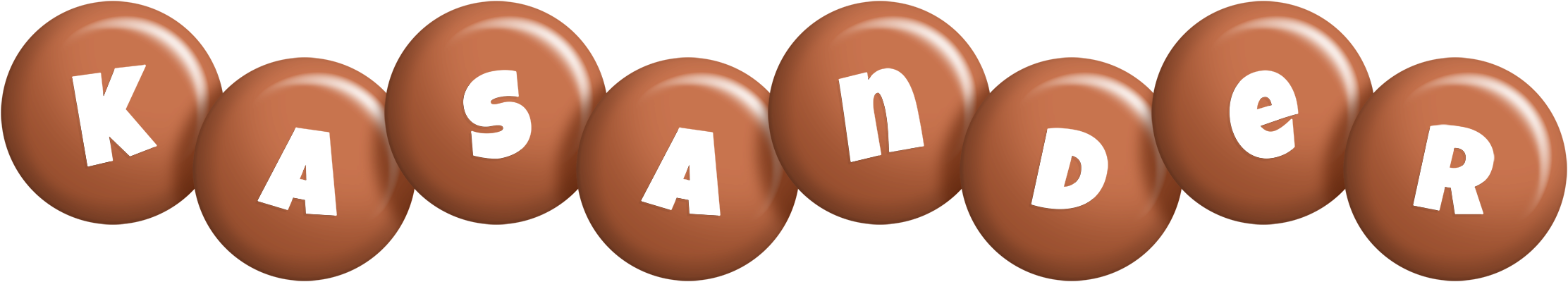 Kasander candy-brown logo