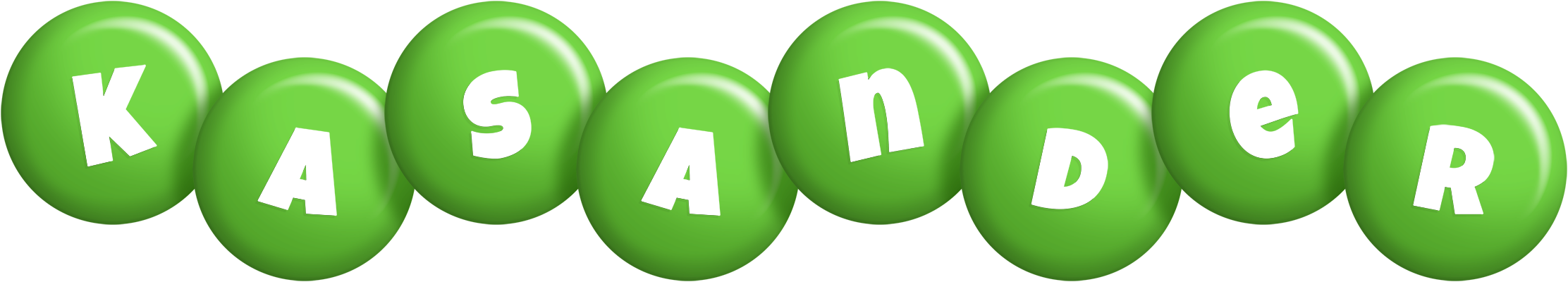 Kasander candy-green logo