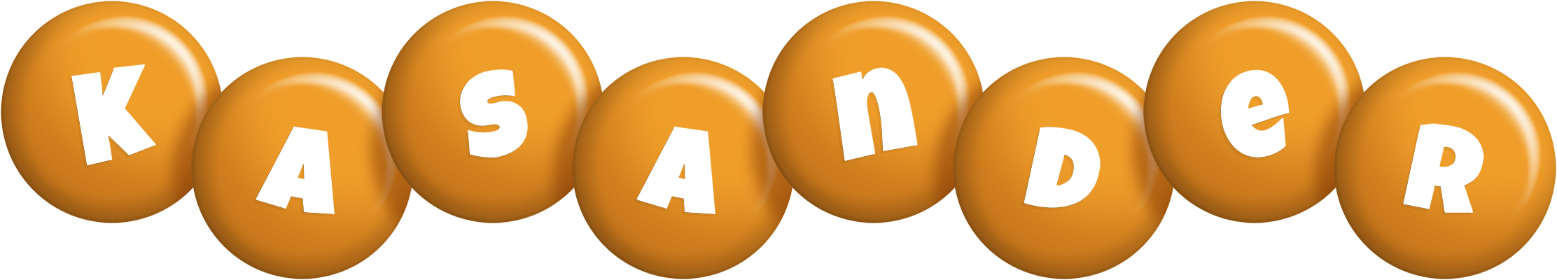 Kasander candy-orange logo