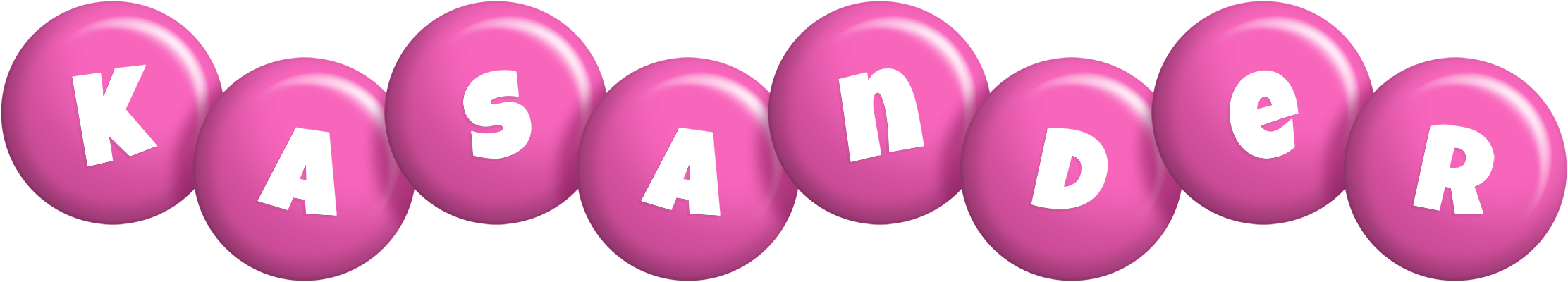 Kasander candy-pink logo