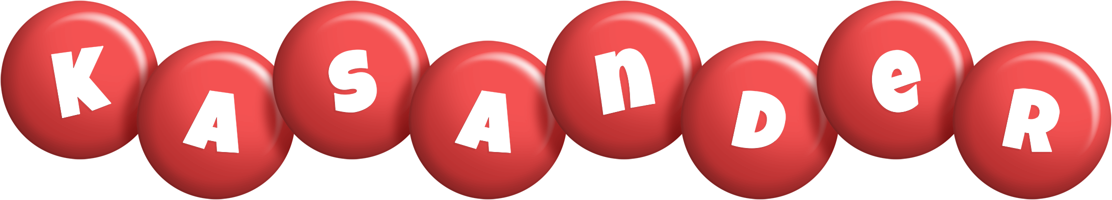 Kasander candy-red logo