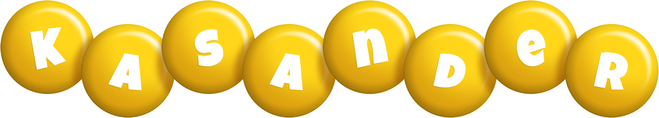 Kasander candy-yellow logo