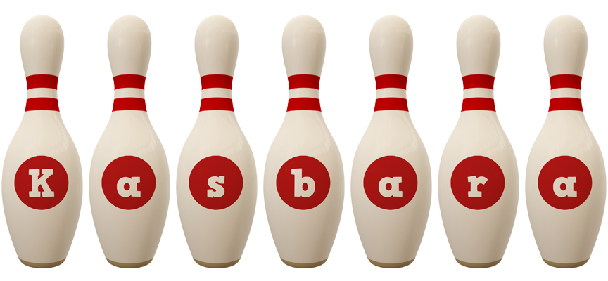 Kasbara bowling-pin logo
