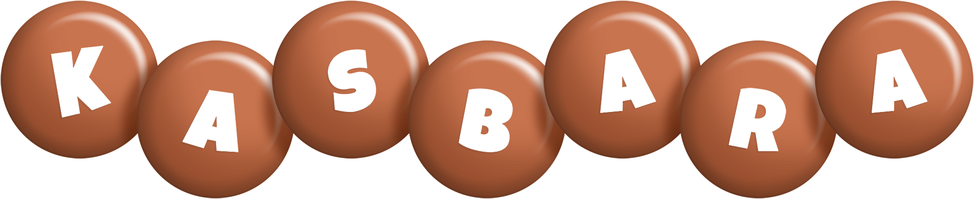 Kasbara candy-brown logo