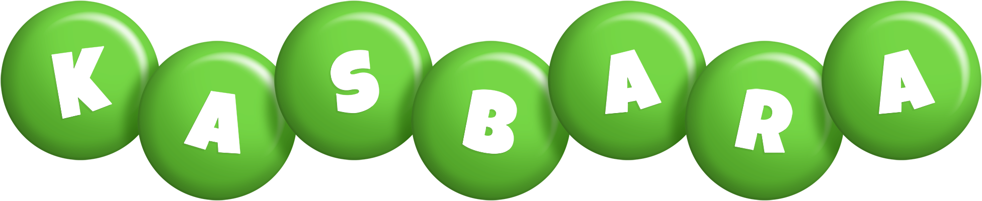 Kasbara candy-green logo