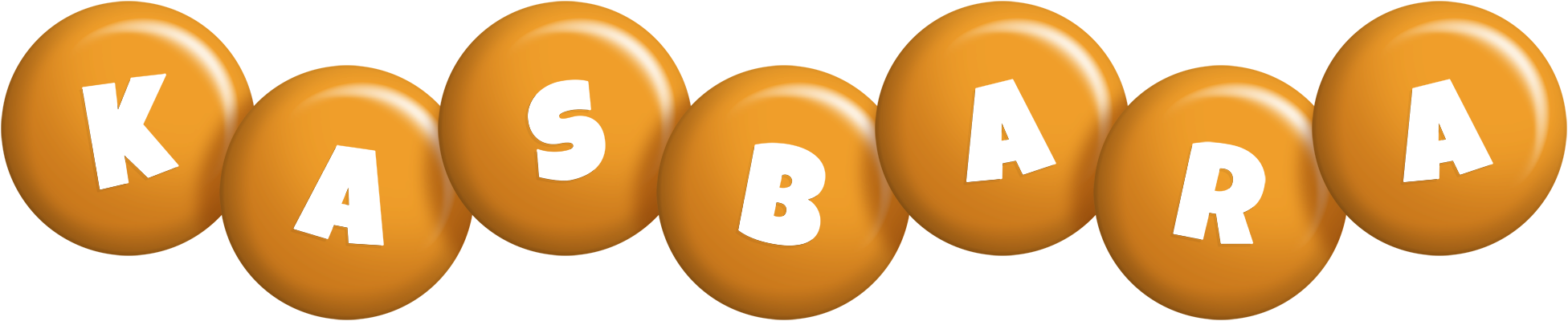 Kasbara candy-orange logo