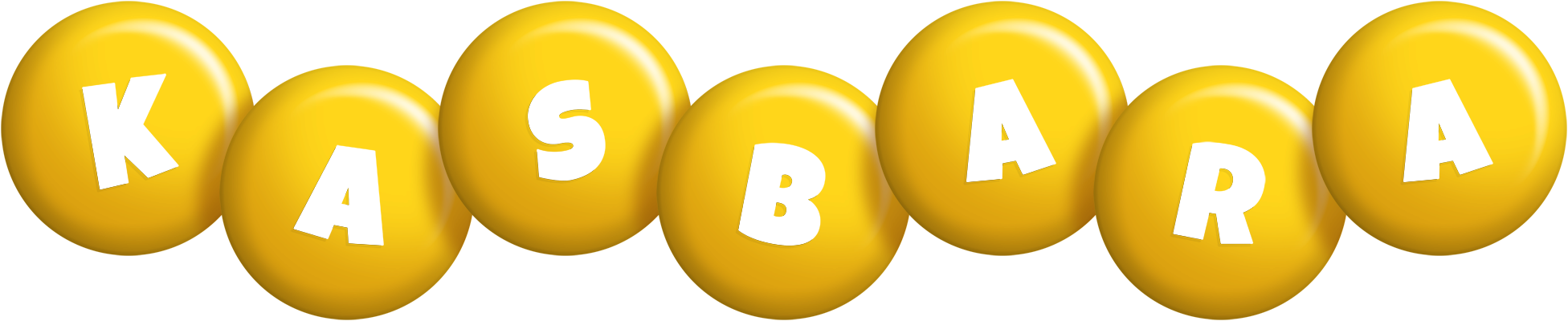 Kasbara candy-yellow logo