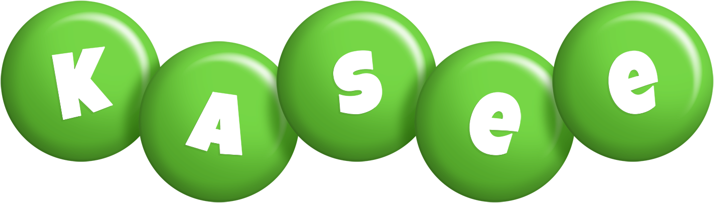 Kasee candy-green logo