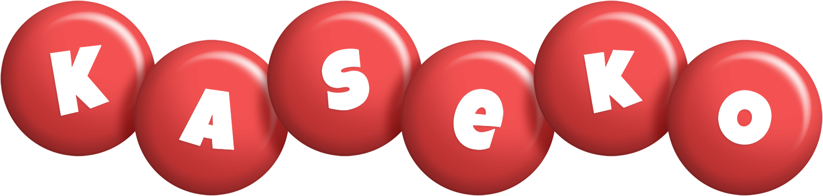 Kaseko candy-red logo