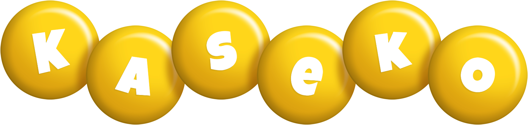 Kaseko candy-yellow logo