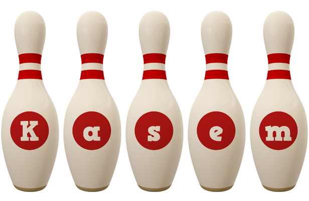 Kasem bowling-pin logo