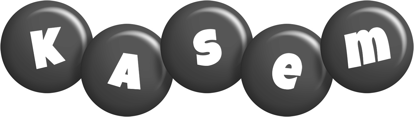 Kasem candy-black logo