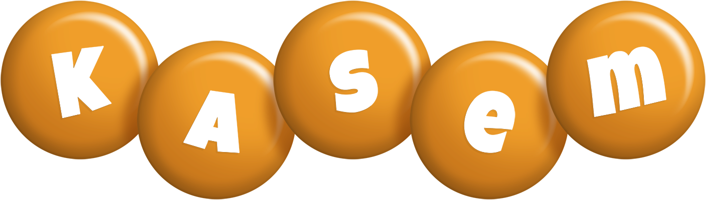 Kasem candy-orange logo