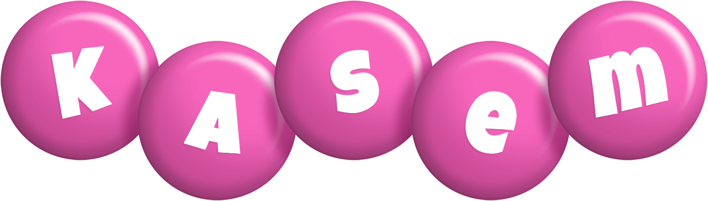 Kasem candy-pink logo