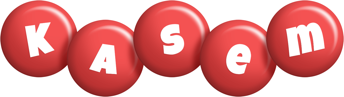 Kasem candy-red logo