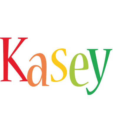 Kasey birthday logo