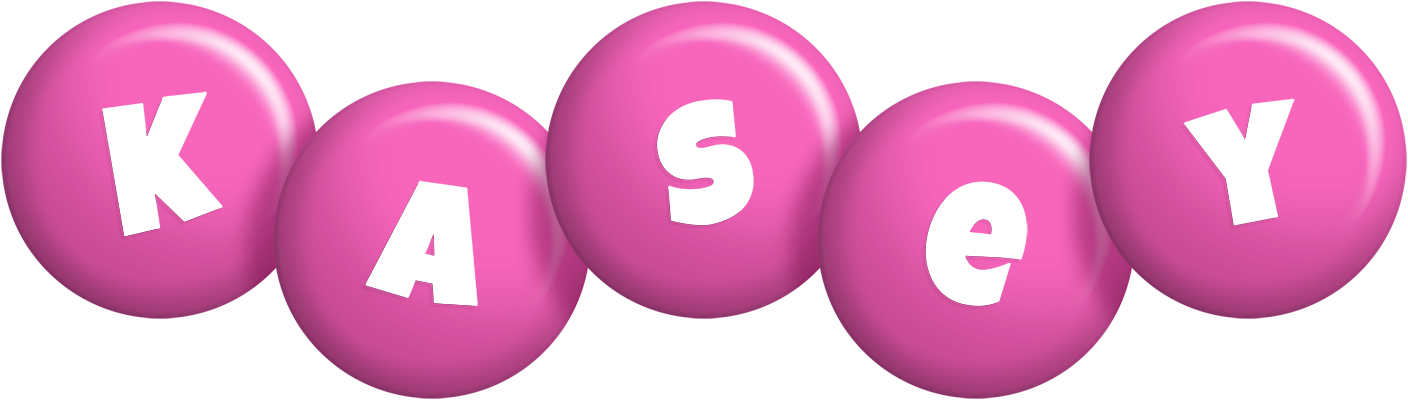 Kasey candy-pink logo