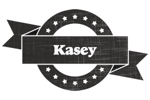 Kasey grunge logo