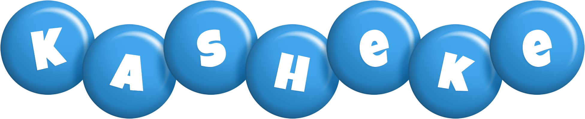 Kasheke candy-blue logo