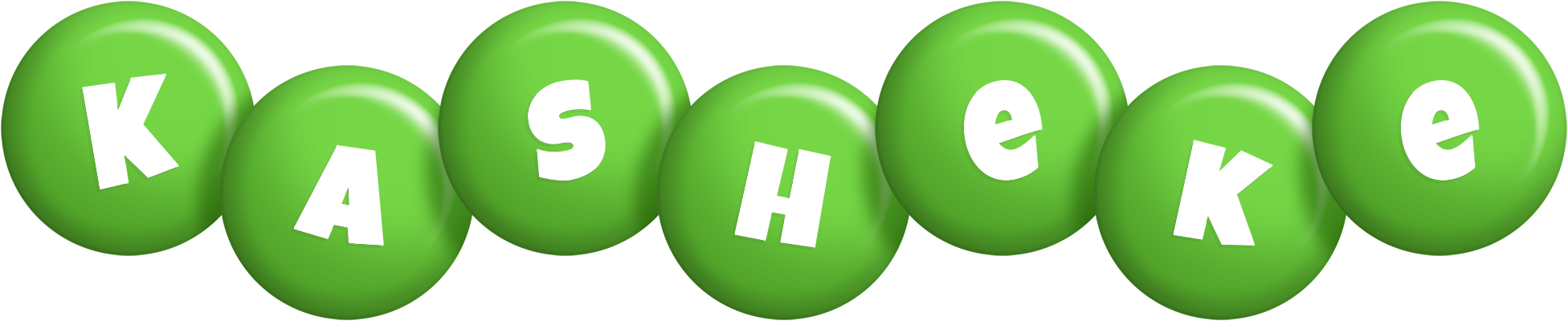 Kasheke candy-green logo
