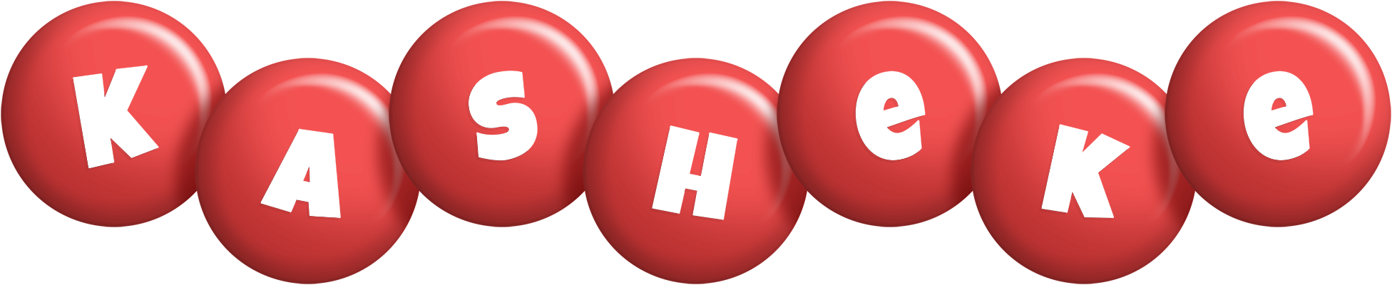 Kasheke candy-red logo